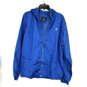 Us Polo Assn Men’s Blue Lightweight Jacket Size Large